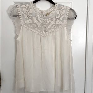 Lace Anthropologie top